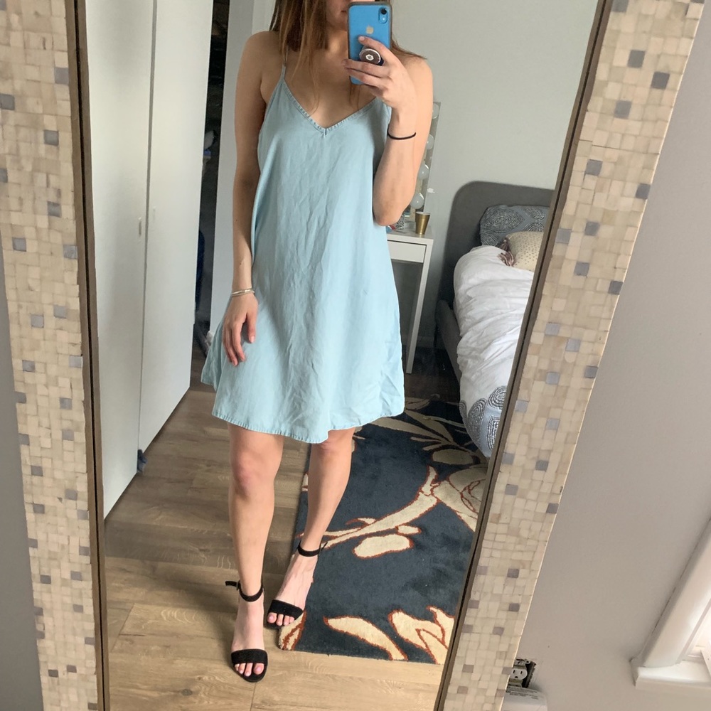 Asos Denim Slip Dress size M